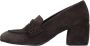 DEL Carlo Platte schoenen Bruin - Thumbnail 1
