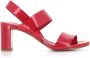 DEL Carlo Rode lak sandalen Red Dames - Thumbnail 1