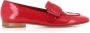 DEL Carlo Rode lakleren platte sandalen Red Dames - Thumbnail 1