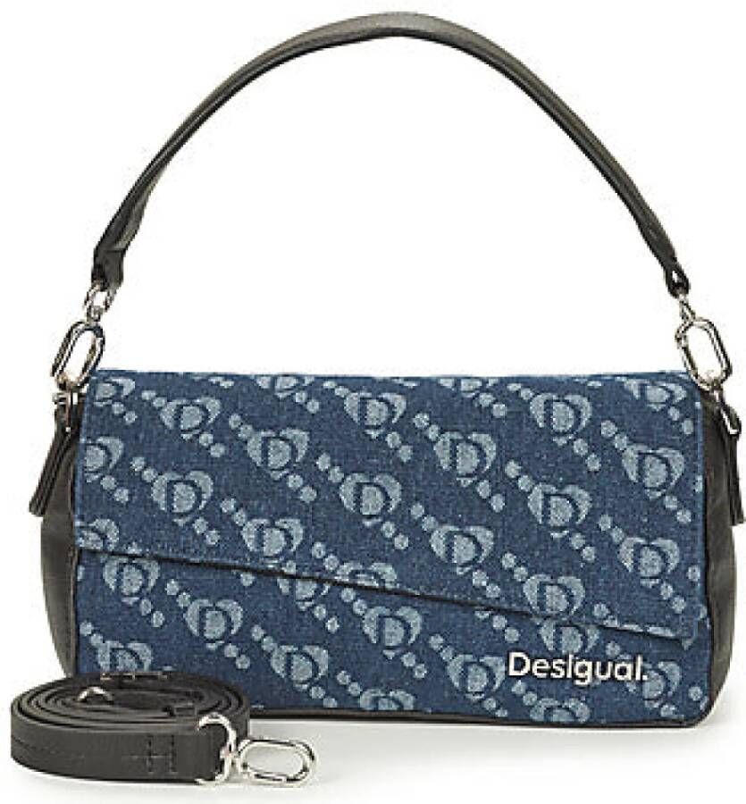 Desigual Blauwe Boog Schoudertas Vrouwen