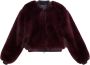 Desigual Framboos Faux Fur Jas - Thumbnail 1