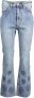 Desigual Geborduurde bootcut jeans - Thumbnail 1