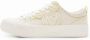 Desigual Witte stoffen sneakers voor vrouwen Beige Dames - Thumbnail 8