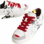 Desigual Mickey Mouse sneakers wit rood - Thumbnail 6