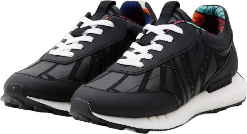 Desigual Schoenen jogger retro 22wska37 Zwart Dames - Foto 2