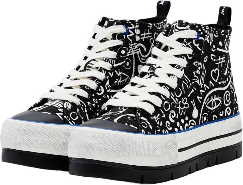 Desigual Sneakers Zwart Dames