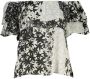 Desigual Witte Katoenen Boothals T-Shirt - Thumbnail 1
