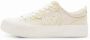Desigual Witte stoffen sneakers voor vrouwen White Dames - Thumbnail 5