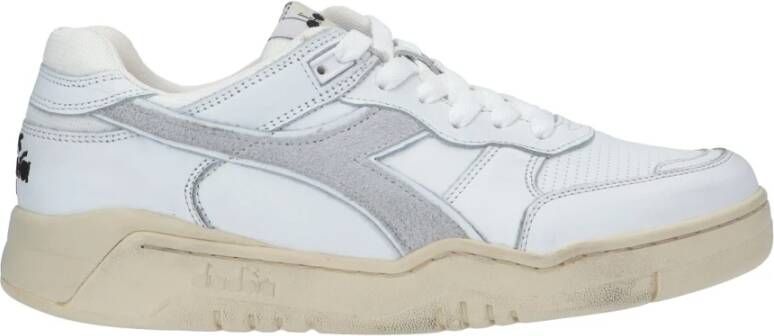 Diadora Heritage Diadora Schoenen Wit Leer B.560 used sneakers wit