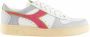 Diadora Magic Basket Low WN Dames Leren Sneakers White Dames - Thumbnail 6