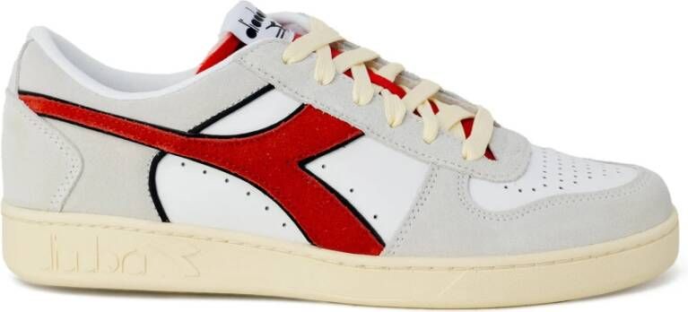 Diadora 501.178565 Magic Basket LOW Suede Rood Heren