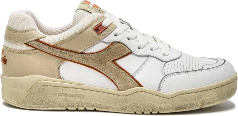 Diadora Beige Candeggiato B.560 Schoenen White Heren