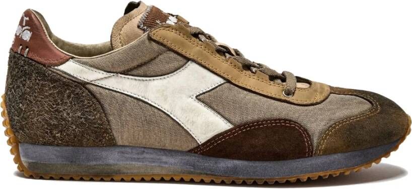 Diadora Beige Cubaanse Stijl Equipe Dirty Schoenen Brown Heren