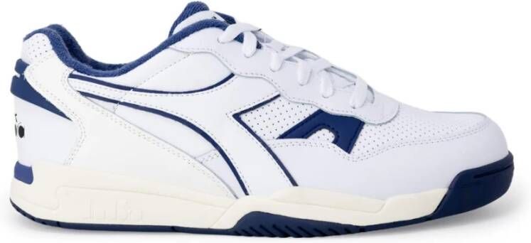 Diadora Blauwe gekleurde sneakers voor heren Blauw Heren