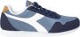 Diadora Blauwe Sportieve Rubberen Zool Sneakers Multicolor Heren - Thumbnail 7