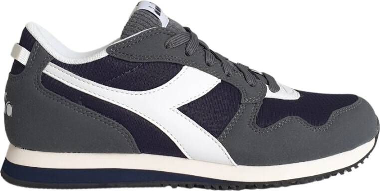 Diadora Blauwe Suède Casual Sneaker