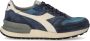 Diadora Blauwe Suede Conquest SW Sneaker Blauw Heren - Thumbnail 1