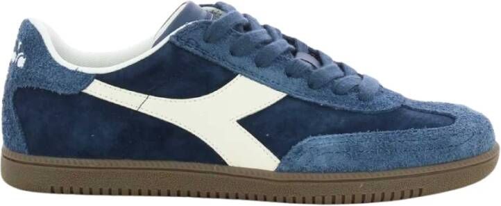Diadora Blauwe Trainer Hairy Herenschoenen