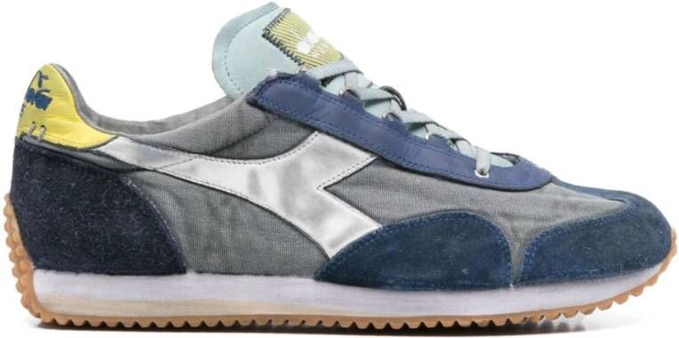 Diadora Blauwe Vetersneakers met Gewatteerde Enkel - Foto 2