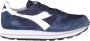 Diadora Blauwe Vetersneakers met Contrasterende Details Blue Dames - Thumbnail 1