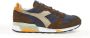 Diadora Sneakers Heren Lage sneakers Herenschoenen Suède Trident 90 ripsto Bruin combi - Thumbnail 5