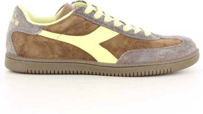 Diadora Bruine Trainer Hairy Damesschoenen