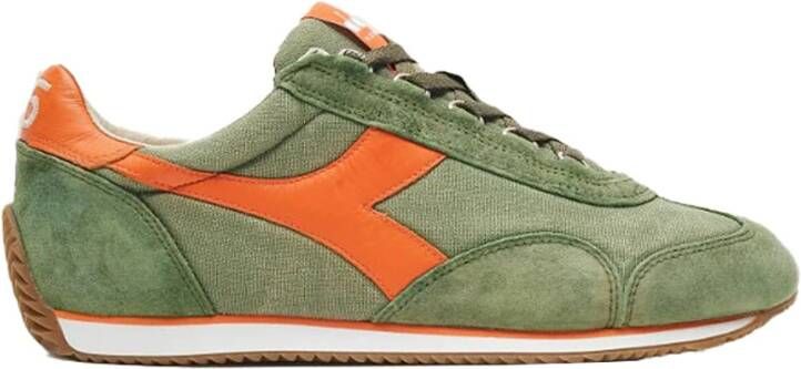 Diadora Canvas Heritage Sneakers Green Stone Wash