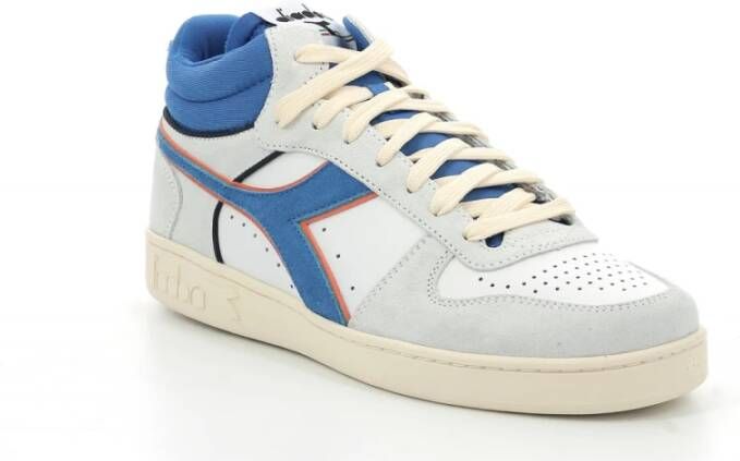 Diadora Comfortabele Hoge Sneakers Blauw Heren