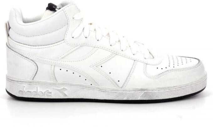 Diadora Comfortabele Hoge Sneakers Wit Heren