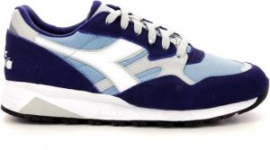 Diadora Comfortabele Lage Sneakers N902 Model Blauw Heren