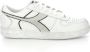 Diadora Magic Basket Low Icona Woman Lage sneakers Leren Sneaker Dames Wit - Thumbnail 2