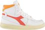 Diadora Dames Mi Basket Used Wit Oranje White Dames - Thumbnail 1