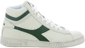 Diadora Damesschoenen Groen Game L High Wit Dames