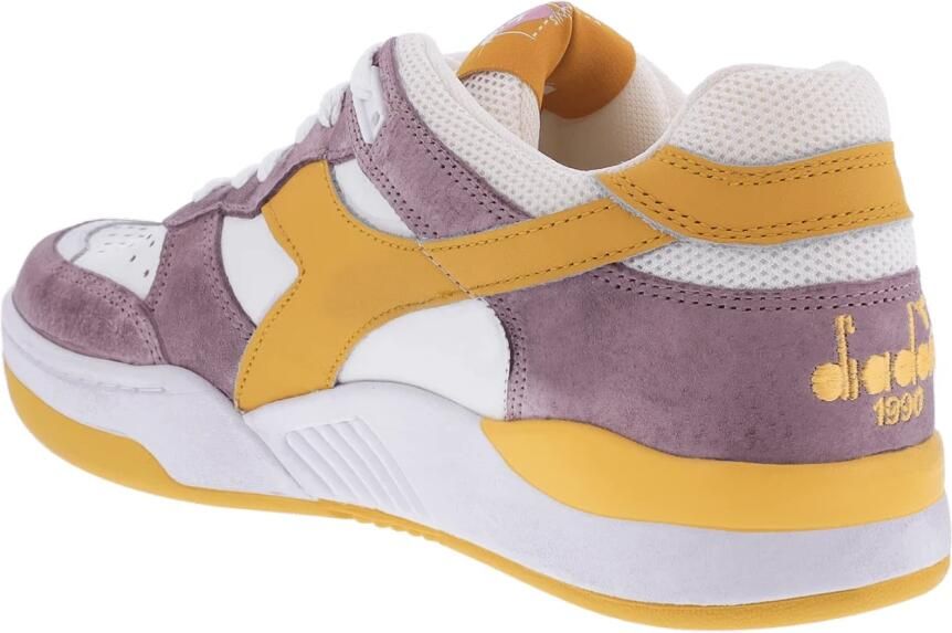 Diadora Stijlvolle B560 Gebruikte Sneakers voor Dames White