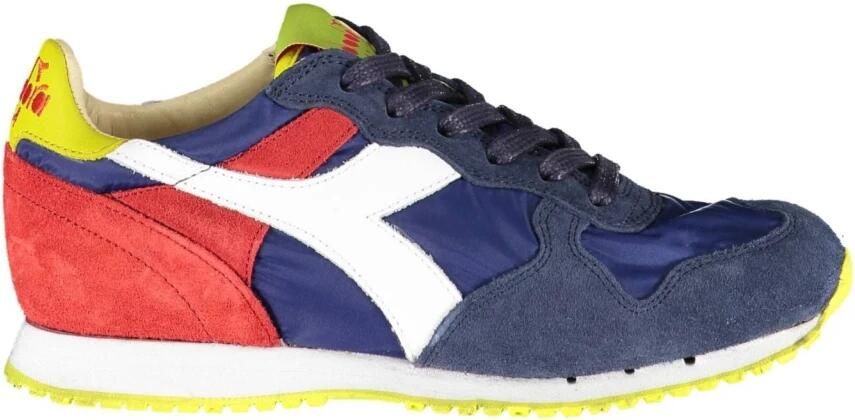 Diadora Blauwe Contrasterende Vetersneakers Multicolor Dames - Foto 2
