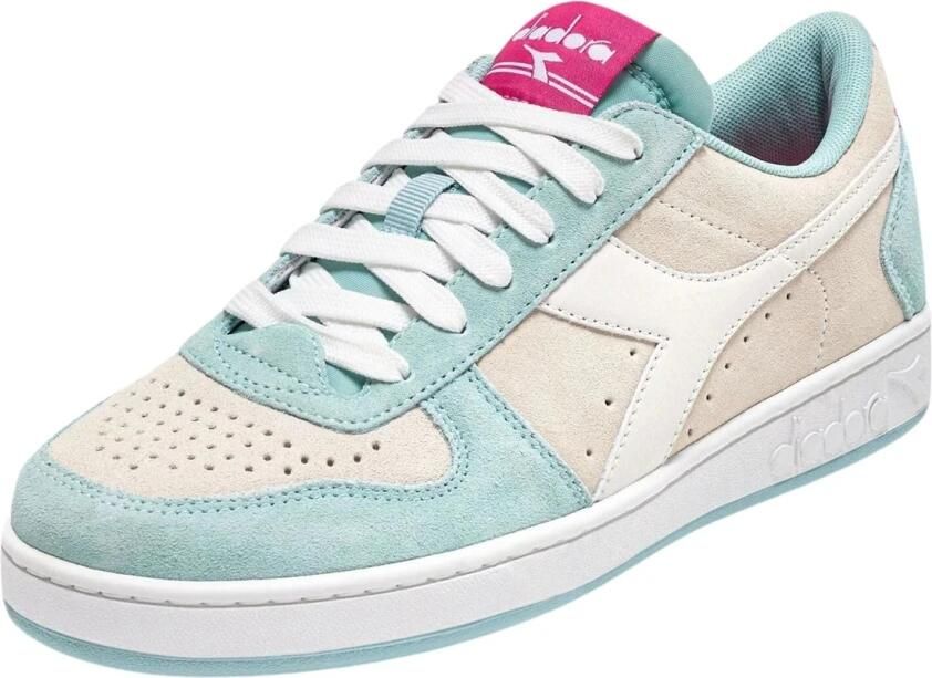 Diadora Women Magic Basket Low Suede WN Whisper White Surf Spray 24 - Foto 4