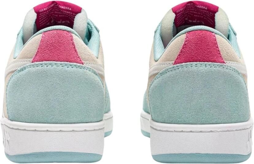Diadora Women Magic Basket Low Suede WN Whisper White Surf Spray 24 - Foto 5