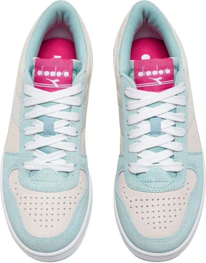 Diadora Women Magic Basket Low Suede WN Whisper White Surf Spray 24 - Foto 3