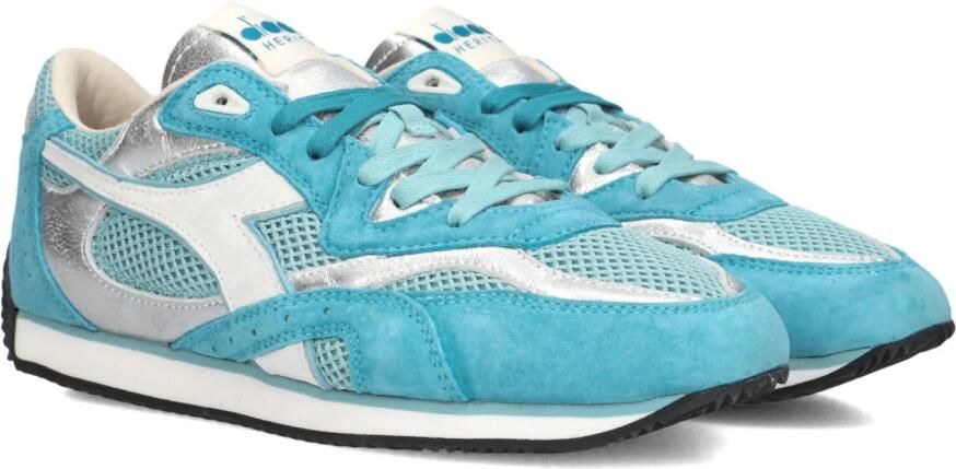 DIADORA HERITAGE Lage Sneakers Dames Equipe Revenge Suède Blauw - Foto 3