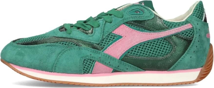 DIADORA HERITAGE Lage Sneakers Dames Equipe Revenge Suède Groen - Foto 2