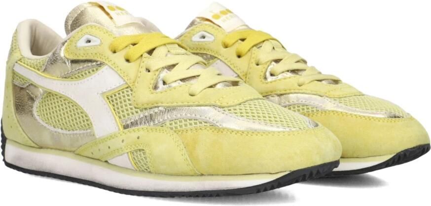 DIADORA HERITAGE Lage Sneakers Dames Equipe Revenge Leer Geel - Foto 2