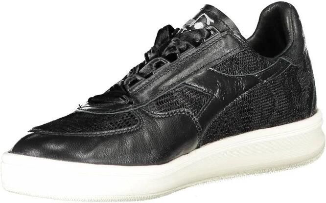 Diadora Elegante Zwarte Geborduurde Sportschoenen Black Dames - Foto 2