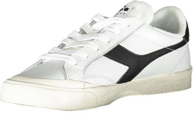 Diadora Stijlvolle Vetersneakers met Contrasterende Accenten White Dames - Foto 3