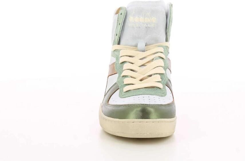 Diadora Groene Mi Basket Metal Sneakers