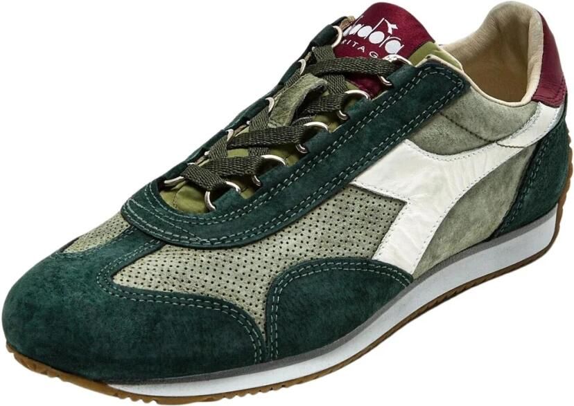 Diadora Groene Suede Heritage Sneakers - Foto 3