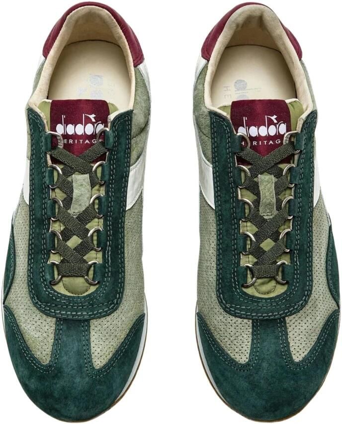 Diadora Groene Suede Heritage Sneakers - Foto 2