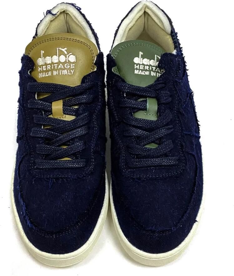 Diadora Heren Basket Row Cut Sneakers Blue - Foto 2