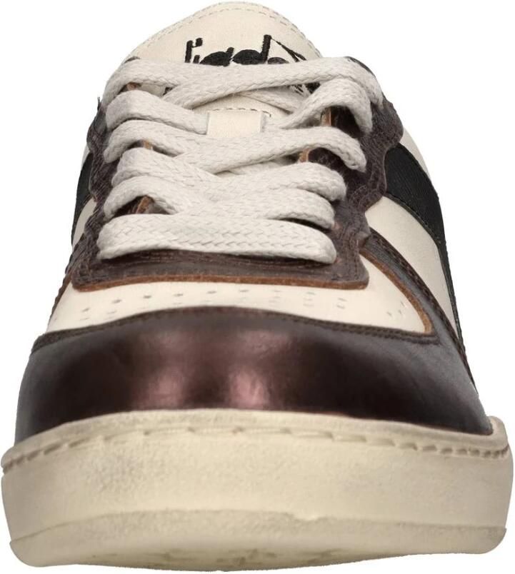 DIADORA Hoge Sneakers Dames Met Basket Sneaker Leer Bruin - Foto 3