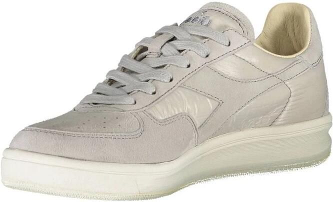 Diadora Grijze Stoffen Sneaker met Swarovski Kristal Inzetstukken Gray Dames