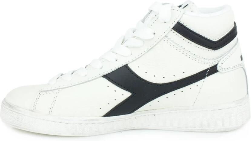 Retro Sneaker Game High Waxed Hoge sneakers Leren Sneaker Groen - Foto 15